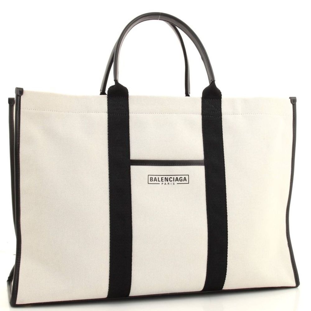 Balenciaga Hardware Tote Canvas Large Neutral - Picture 3 of 9
